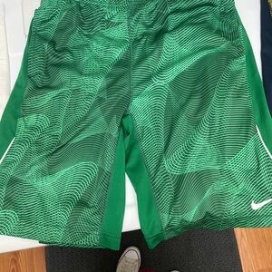 2 Pairs of Nike Kids Green Patterned Bottoms